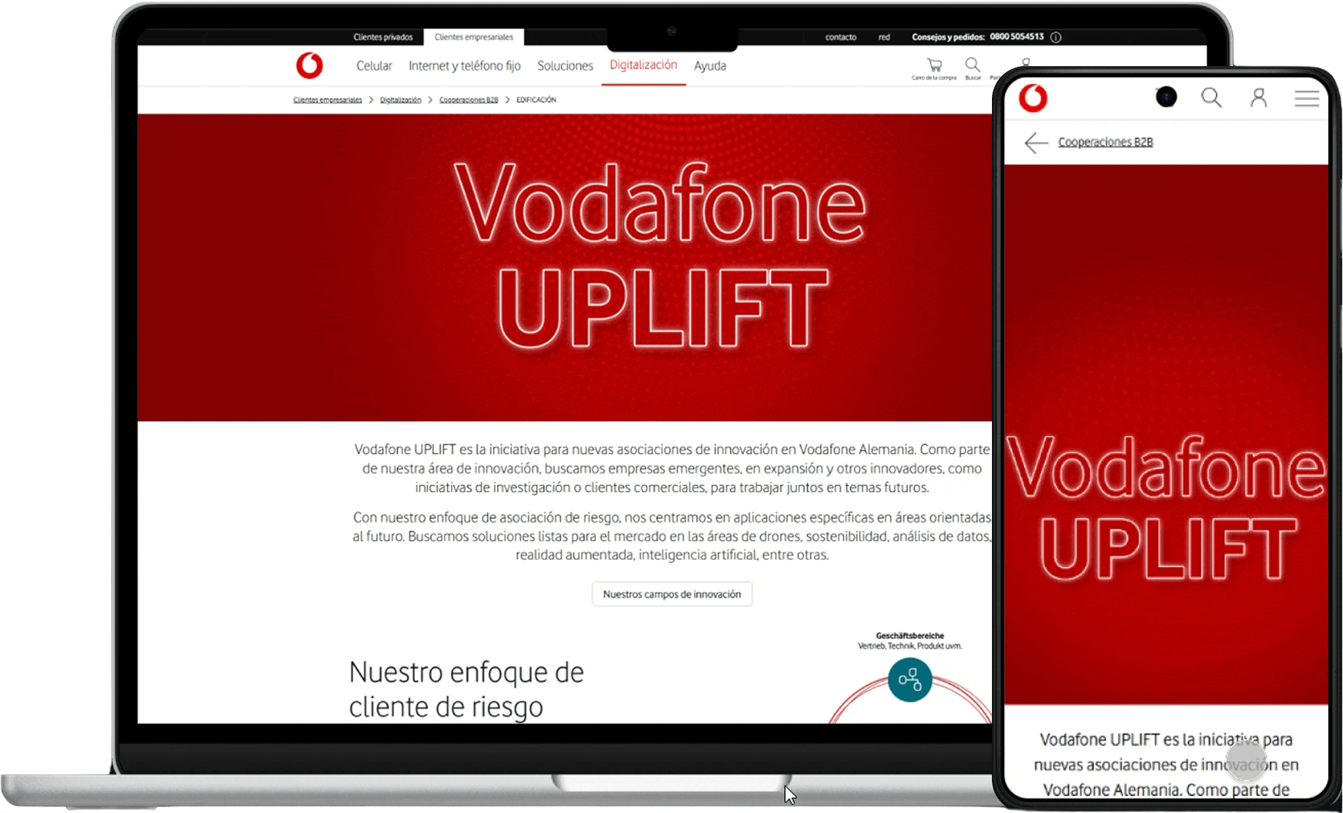 Vodafone project logo
