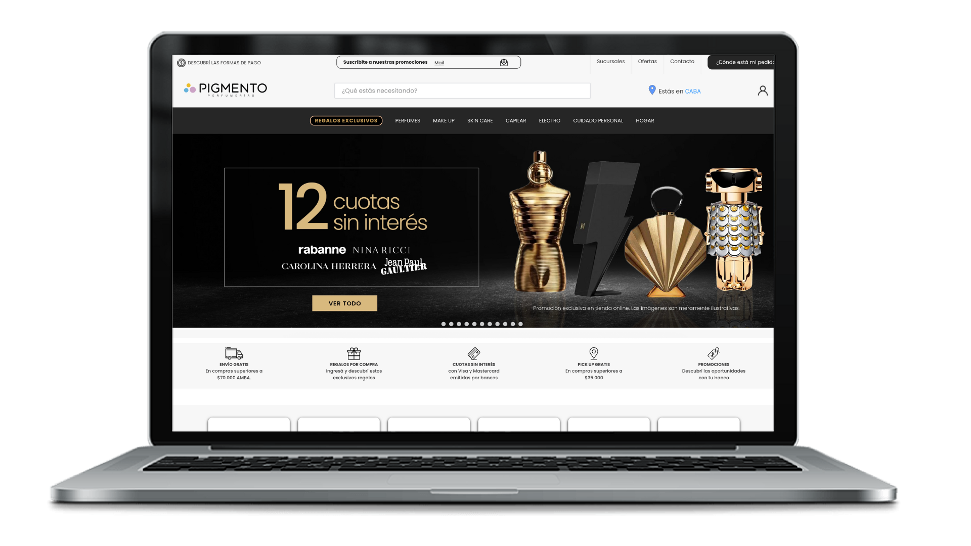 Perfumerías Pigmento project logo